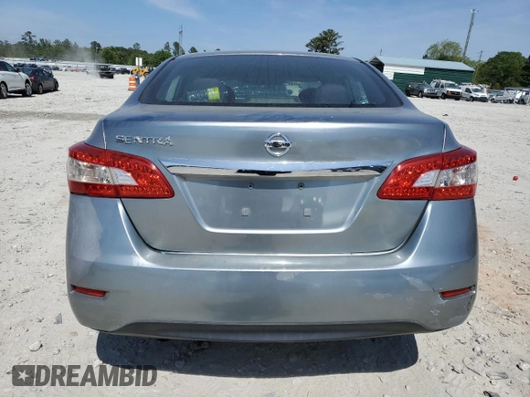 2014 Nissan Sentra S with VIN 3N1AB7AP7EY337381, listed as a Copart auction lot 54129985 with 187,972 mi miles and Salvage Title. Bid and sale history available at DreamBid. Image 6.