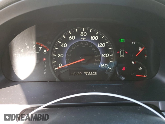2005 Honda Odyssey EX-L with VIN 5FNRL38675B411705, listed as a Copart auction lot 50131575 with 142,480 mi miles and Salvage Title. Bid and sale history available at carsss.com. Image 9.