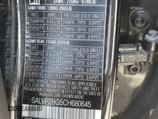 2012 Land Rover Range Rover Evoque Pure Plus с VIN SALVP2BG5CH680645, выставлен на аукционе Copart как лот 54703805 с пробегом 137 704 миль миль и Списание • Salvage title. История ставок и продаж доступна на DreamBid. Изображение 13.