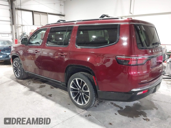 2022 Jeep Wagoneer Series III with VIN 1C4SJVDT4NS113100, listed as a IAAI auction lot 41727706 with 64,694 mi miles and . Bid and sale history available at DreamBid. Image 3.