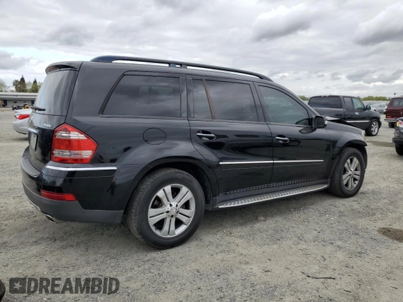 2008 Mercedes-Benz GL-Class 4.6L with VIN 4JGBF71E48A308364, listed as a Copart auction lot 50924955 with 166,454 mi miles and Salvage Title. Bid and sale history available at carsss.com. Image 3.