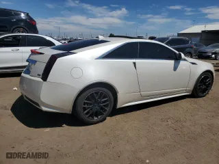 2012 Cadillac CTS Coupe Performance with VIN 1G6DJ1E34C0112816, listed as a Copart auction lot 67325164 with 139,638 mi miles and Salvage Title. Bid and sale history available at carsss.com. Image 3.