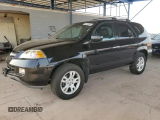 2004 Acura MDX Touring with VIN 2HNYD18684H549477, listed as a Copart auction lot 63148415 with 151,298 mi miles and Salvage title. Bid and sale history available at DreamBid. Image 1.