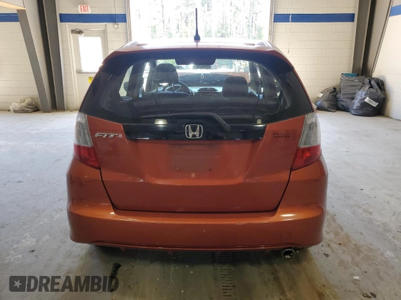 2012 Honda Fit Sport with VIN JHMGE8H5XCC012916, listed as a Copart auction lot 53788355 with 0 mi miles and Salvage Title. Bid and sale history available at carsss.com. Image 6.