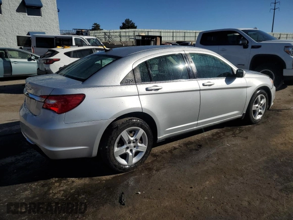 2012 Chrysler 200 LX with VIN 1C3CCBABXCN130007, listed as a Copart auction lot 46487705 with 103,407 mi miles and Clean Title. Bid and sale history available at carsss.com. Image 3.