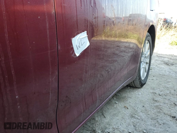 2016 Toyota Sienna LE with VIN 5TDJK3DC4GS138362, listed as a Copart auction lot 74980834 with 0 mi miles and Non Repairable. Bid and sale history available at carsss.com. Image 13.