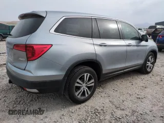2018 Honda Pilot EX-L with VIN 5FNYF6H57JB071851, listed as a Copart auction lot 50765215 with 55,420 mi miles and Salvage Title. Bid and sale history available at carsss.com. Image 3.