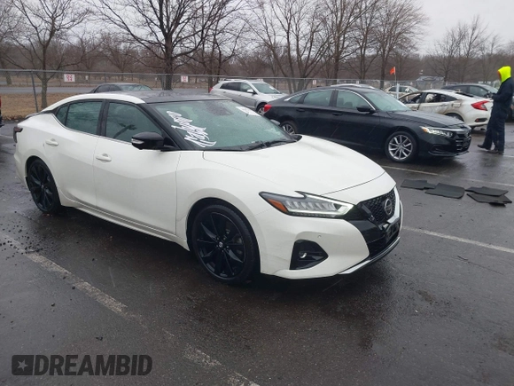 2020 Nissan Maxima SR with VIN 1N4AA6EV1LC373694, listed as a IAAI auction lot 41732550 with 80,453 mi miles and . Bid and sale history available at DreamBid. Image 1.
