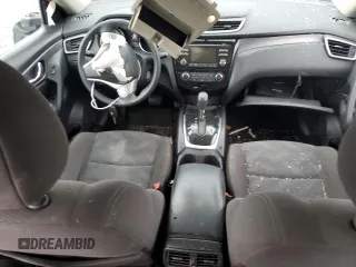 2016 Nissan Rogue S with VIN KNMAT2MT1GP650422, listed as a Copart auction lot 43955975 with 186,620 mi miles and Salvage Title. Bid and sale history available at DreamBid. Image 8.