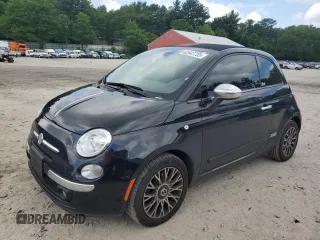 2012 FIAT 500 Lounge with VIN 3C3CFFERXCT316233, listed as a Copart auction lot 62647755 with 85,820 mi miles and Clean title. Bid and sale history available at DreamBid. Image 1.