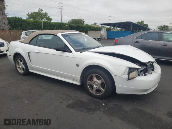 2004 Ford Mustang Deluxe with VIN 1FAFP44664F144530, listed as a Copart auction lot 55314205 with 171,075 mi miles and Salvage title. Bid and sale history available at DreamBid. Image 4.
