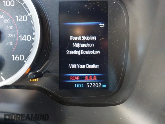 2022 Toyota Corolla SE with VIN JTDS4MCE9NJ082078, listed as a IAAI auction lot 41291406 with 57,202 mi miles and . Bid and sale history available at DreamBid. Image 15.