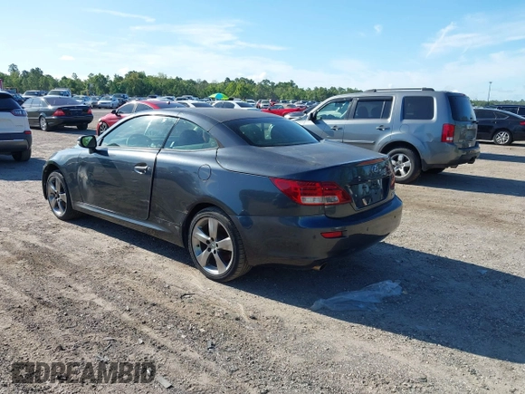 2011 Lexus IS 250 C with VIN JTHFF2C29B2520771, listed as a IAAI auction lot 42621886 with Not provided miles and . Bid and sale history available at DreamBid. Image 3.