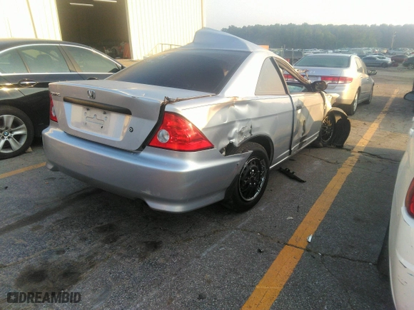 2004 Honda Civic VP with VIN 1HGEM22164L009934, listed as a IAAI auction lot 38121723 with 1 mi miles. Bid and sale history available at carsss.com. Image 4.