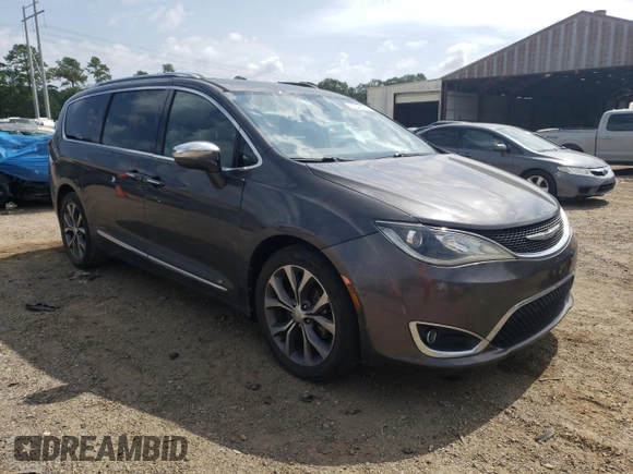 2017 Chrysler Pacifica Limited with VIN 2C4RC1GGXHR644646, listed as a Copart auction lot 63326395 with 85,700 mi miles and Salvage title. Bid and sale history available at DreamBid. Image 4.