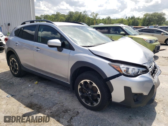 2021 Subaru Crosstrek Premium with VIN JF2GTAPC7M8387537, listed as a Copart auction lot 61414085 with 20,593 mi miles and Clean title. Bid and sale history available at DreamBid. Image 4.
