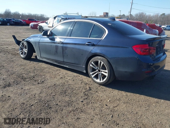 2017 BMW 3 Series 330i xDrive with VIN WBA8D9G39HNU61835, listed as a IAAI auction lot 41764618 with 77,875 mi miles. Bid and sale history available at carsss.com. Image 17.