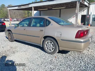 2004 Chevrolet Impala with VIN 2G1WF52E949194367, listed as a IAAI auction lot 41659452 with 127,888 mi miles and . Bid and sale history available at carsss.com. Image 3.