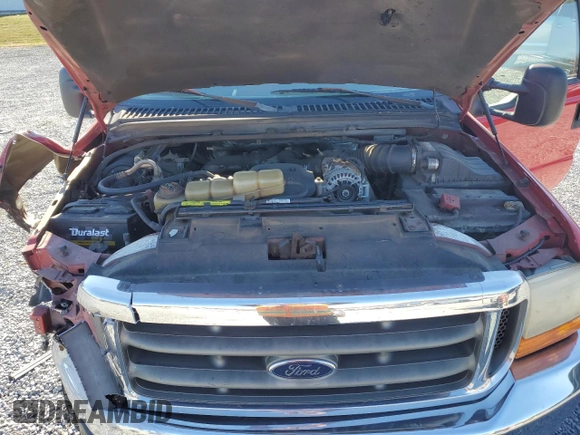 2000 Ford Super Duty F-250 XL with VIN 1FTNF21F3YEB90135, listed as a Copart auction lot 83629824 with 224,902 mi miles and Salvage Title. Bid and sale history available at carsss.com. Image 13.