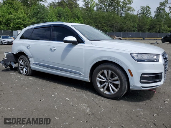 2019 Audi Q7 Premium Plus with VIN WA1LHAF74KD039292, listed as a Copart auction lot 58166745 with 114,958 mi miles and Salvage title. Bid and sale history available at DreamBid. Image 4.