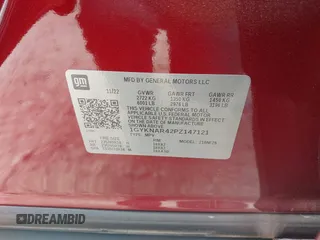 2023 Cadillac XT5 FWD Luxury z VIN 1GYKNAR42PZ147121, wystawiony jako IAAI lot #41315848 z przebiegiem 10 444 mil mil oraz . Historia ofert i sprzedaży dostępna na DreamBid. Obrazek 9.
