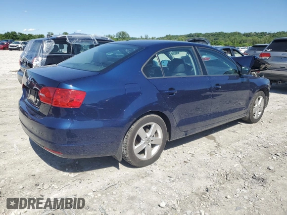 2013 Volkswagen Jetta S with VIN 3VW1K7AJ9DM399845, listed as a Copart auction lot 57864295 with 136,909 mi miles and Salvage title. Bid and sale history available at DreamBid. Image 3.