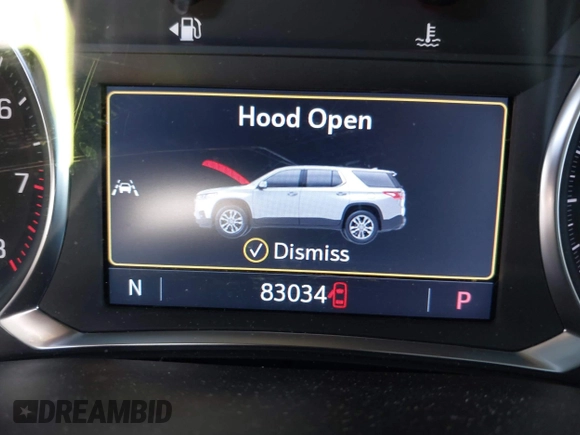 2022 Chevrolet Traverse LT with VIN 1GNERHKW7NJ192120, listed as a IAAI auction lot 42169520 with 83,034 mi miles and . Bid and sale history available at DreamBid. Image 15.