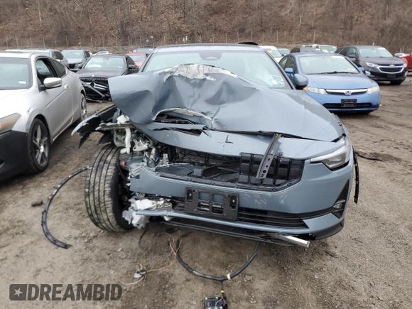 2022 Polestar 2 with VIN LPSED3KA3NL076196, listed as a Copart auction lot 42869655 with Not Provided miles and Salvage Title. Bid and sale history available at carsss.com. Image 5.
