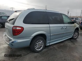 2002 Chrysler Town & Country Limited with VIN 2C8GP64L72R680763, listed as a Copart auction lot 88346795 with 139,156 mi miles and Non Repairable. Bid and sale history available at carsss.com. Image 3.