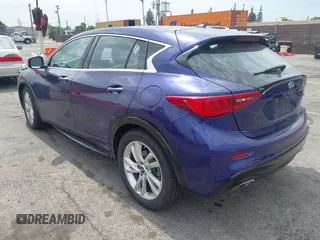 2018 Infiniti QX30 Luxury with VIN SJKCH5CP2JA056994, listed as a IAAI auction lot 42429273 with 48,048 mi miles and . Bid and sale history available at DreamBid. Image 3.