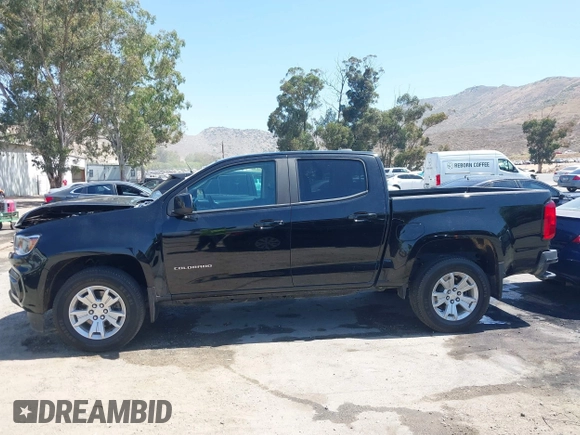 2021 Chevrolet Colorado 2WD LT with VIN 1GCGSCEN2M1142381, listed as a IAAI auction lot 42384837 with 97,617 mi miles and . Bid and sale history available at DreamBid. Image 14.