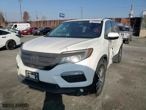 2017 Honda Pilot EX-L with VIN 5FNYF5H54HB014544, listed as a Copart auction lot 89230345 with 166,289 mi miles and Salvage Title. Bid and sale history available at carsss.com. Image 11.