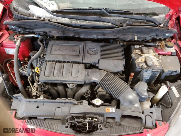 2011 Mazda Mazda2 Sport with VIN JM1DE1HY1B0114787, listed as a Copart auction lot 89330505 with 152,575 mi miles and Salvage Title. Bid and sale history available at carsss.com. Image 11.