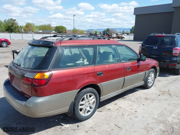 2003 Subaru Legacy Wagon Outback with VIN 4S3BH675737651773, listed as a IAAI auction lot 42095141 with 1 mi miles. Bid and sale history available at carsss.com. Image 4.