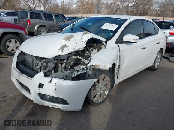 2014 Nissan Sentra S with VIN 3N1AB7APXEL655136, listed as a IAAI auction lot 41597149 with 98,706 mi miles and . Bid and sale history available at DreamBid. Image 2.