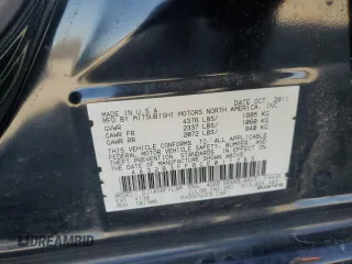 2012 Mitsubishi Galant ES with VIN 4A32B3FF8CE011283, listed as a Copart auction lot 50068395 with 64,881 mi miles and Salvage Title. Bid and sale history available at carsss.com. Image 12.