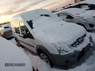 2013 Ford Transit Connect XL with VIN NM0LS6AN3DT149556, listed as a Copart auction lot 41660315 with 185,468 mi miles and Salvage Title. Bid and sale history available at carsss.com. Image 4.