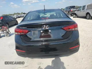 2022 Hyundai Accent SE with VIN 3KPC24A61NE182565, listed as a Copart auction lot 53781655 with Not Provided miles and Salvage Title. Bid and sale history available at DreamBid. Image 6.
