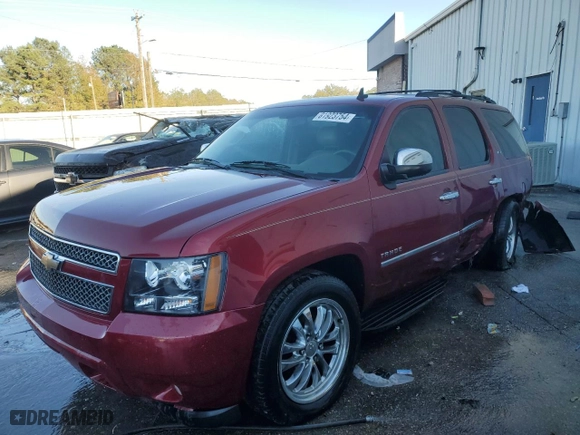 2011 Chevrolet Tahoe LTZ with VIN 1GNSCCE01BR283895, listed as a Copart auction lot 81923754 with 208,116 mi miles and Salvage Title. Bid and sale history available at carsss.com. Image 1.