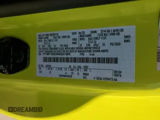 2022 Ford F-150 XL with VIN 1FTMF1EB3NKE01585, listed as a Copart auction lot 68897514 with 29,951 mi miles and Salvage title. Bid and sale history available at DreamBid. Image 14.