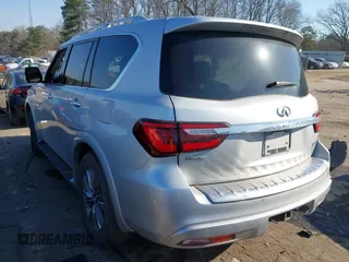 2020 Infiniti QX80 LUXE with VIN JN8AZ2NF2L9704045, listed as a IAAI auction lot 41781218 with 93,235 mi miles. Bid and sale history available at carsss.com. Image 3.