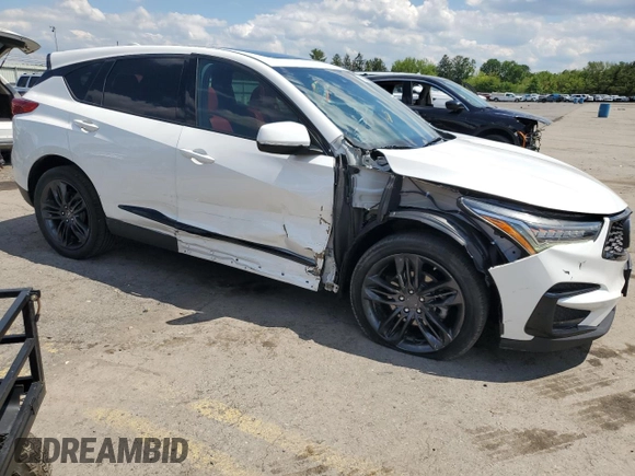 2021 Acura RDX w/A-Spec Package z VIN 5J8TC2H60ML031795, wystawiony jako Copart lot #59336385 z przebiegiem 81 351 mil mil oraz Szkoda całkowita • Salvage title. Historia ofert i sprzedaży dostępna na DreamBid. Obrazek 4.