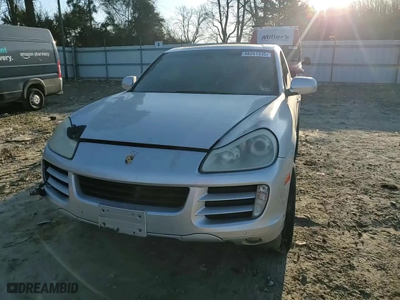 2008 Porsche Cayenne with VIN WP1AA29P88LA00687, listed as a Copart auction lot 48261535 with 212,088 mi miles and Salvage Title. Bid and sale history available at carsss.com. Image 10.