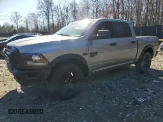 2021 Ram 1500 Warlock z VIN 1C6RR7LTXMS528058, wystawiony jako Copart lot #49163045 z przebiegiem 112 245 mil mil oraz Szkoda całkowita • Salvage title. Historia ofert i sprzedaży dostępna na DreamBid. Obrazek 1.