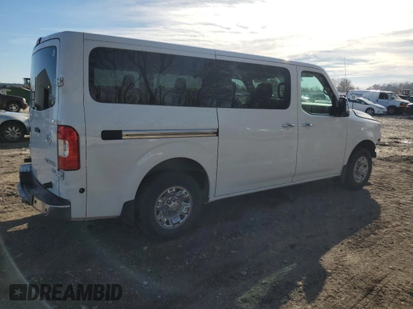 2020 Nissan NV SV with VIN 5BZBF0AA6LN850639, listed as a Copart auction lot 79900734 with 77,608 mi miles and Salvage title. Bid and sale history available at DreamBid. Image 3.