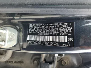 2012 Toyota Yaris with VIN JTDBT4K38CL036729, listed as a Copart auction lot 53514995 with 232,180 mi miles and Salvage Title. Bid and sale history available at DreamBid. Image 12.