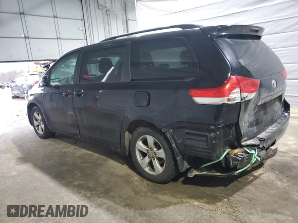 2013 Toyota Sienna LE AAS with VIN 5TDKK3DC9DS352361, listed as a Copart auction lot 48221255 with 193,980 mi miles and Salvage Title. Bid and sale history available at DreamBid. Image 2.