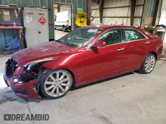 2013 Cadillac ATS Luxury z VIN 1G6AB5SAXD0136503, wystawiony jako Copart lot #48175855 z przebiegiem 133 634 mil mil oraz Szkoda całkowita • Salvage title. Historia ofert i sprzedaży dostępna na DreamBid. Obrazek 1.