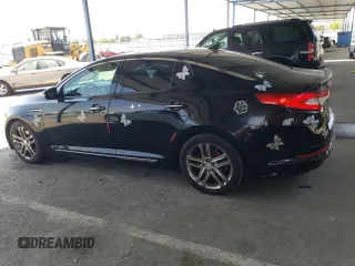 2013 Kia Optima SX с VIN 5XXGR4A65DG190896, выставлен на аукционе Copart как лот 59630485 с пробегом 136 385 миль миль и Списание • Salvage title. История ставок и продаж доступна на DreamBid. Изображение 2.