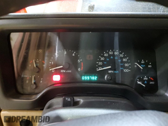 1999 Jeep Wrangler SE with VIN 1J4FY29P4XP476343, listed as a Copart auction lot 88799545 with 99,782 mi miles and Salvage Title. Bid and sale history available at carsss.com. Image 9.